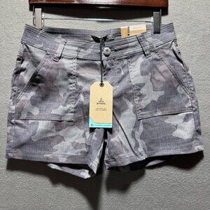 prAna Women's Olivia Short Gravel Camo Size 4 5" inseam